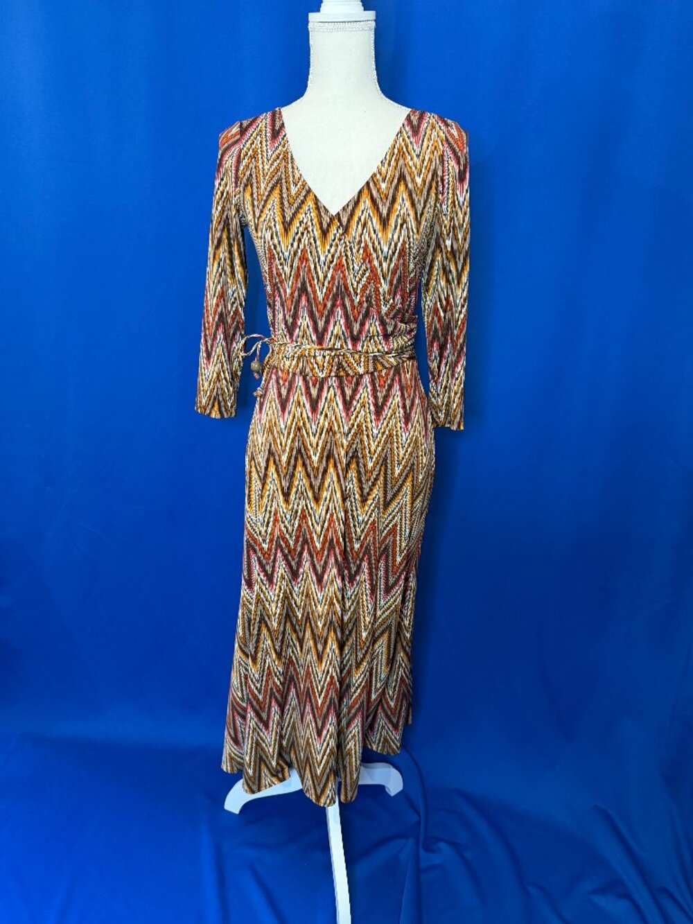 Maggy London Wrap Dress SIZE:10